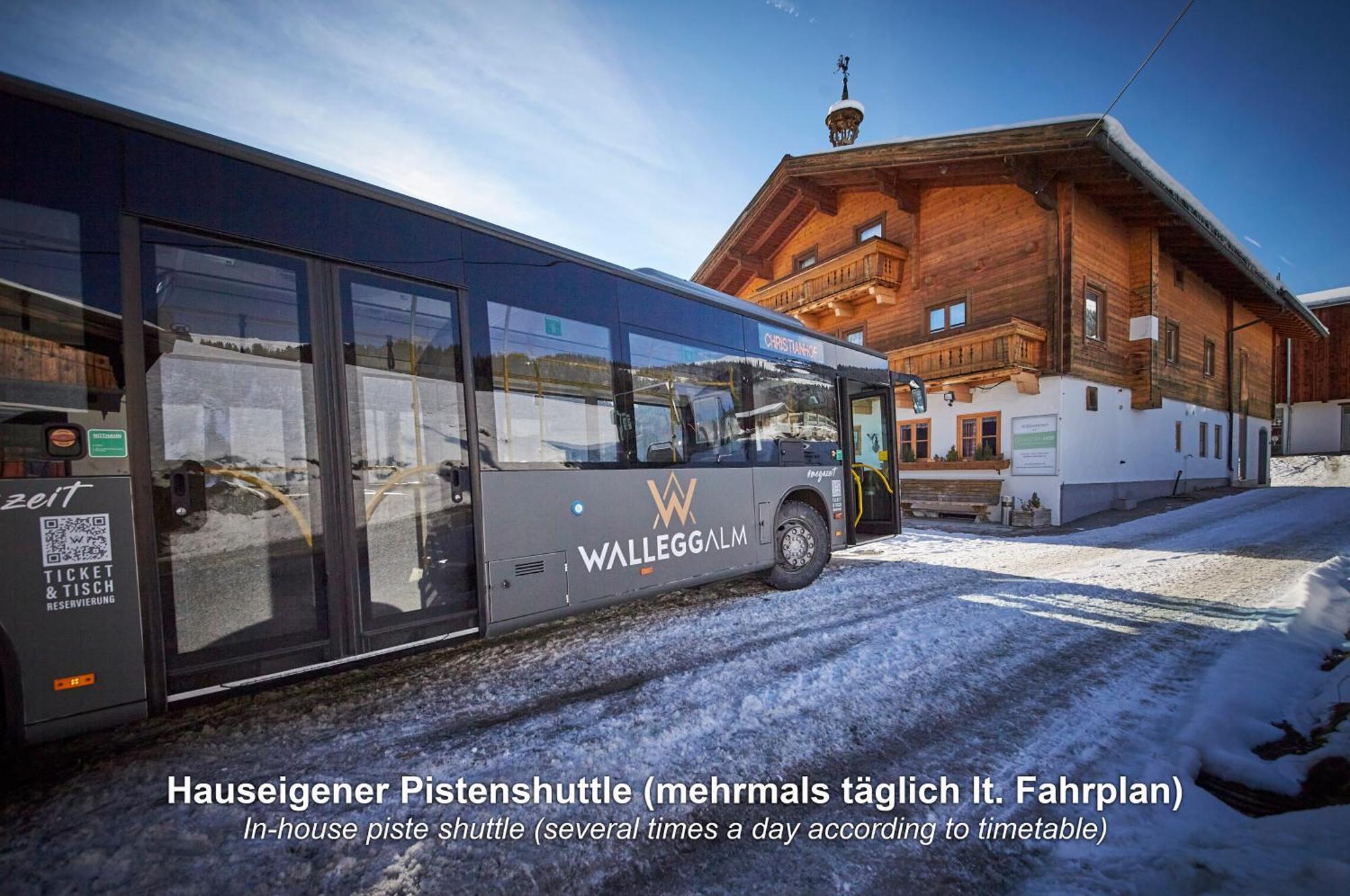 Ski In-Ski Out - Gaestehaeuser Saalbach-Hinterglemm - Wallegghof Christianhof Buitenkant foto