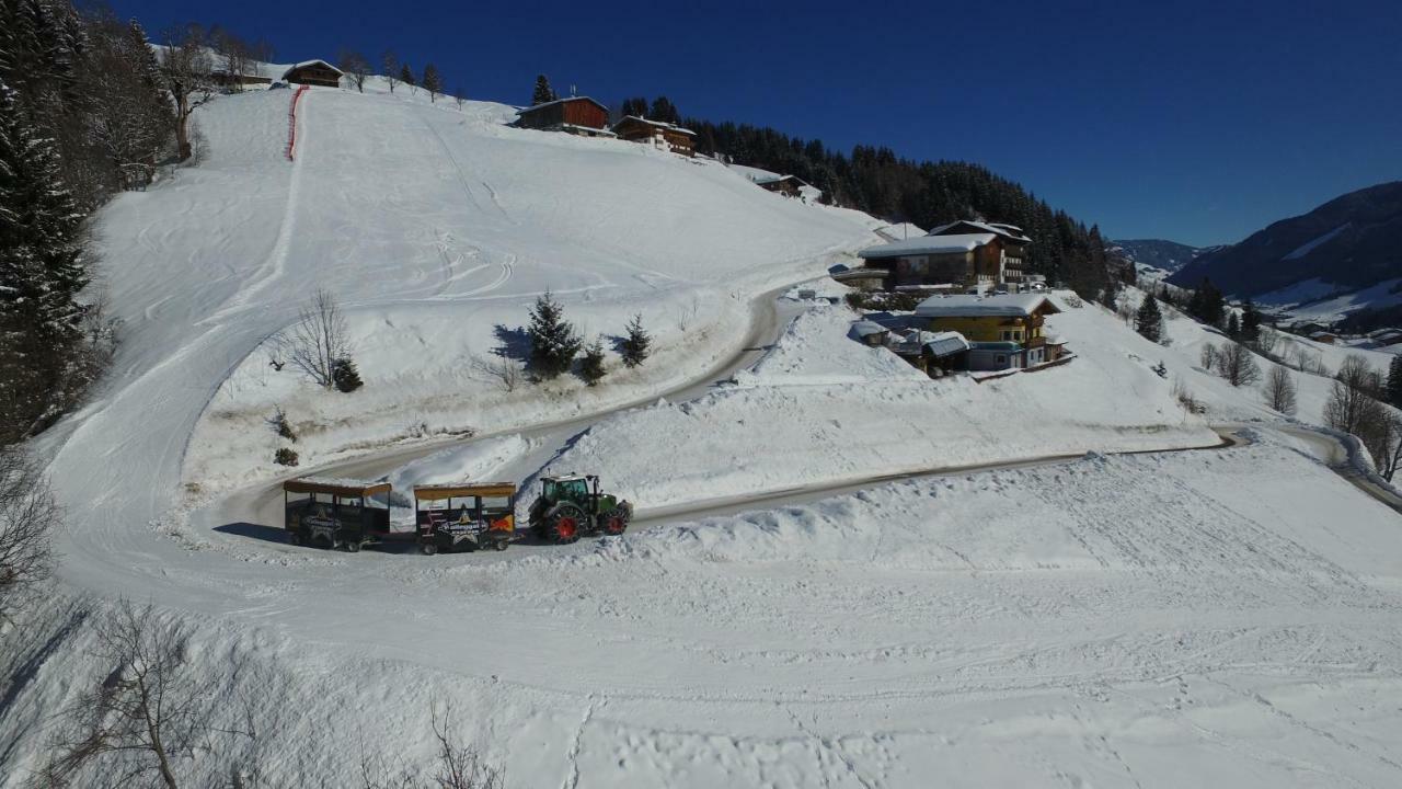 Ski In-Ski Out - Gaestehaeuser Saalbach-Hinterglemm - Wallegghof Christianhof Buitenkant foto